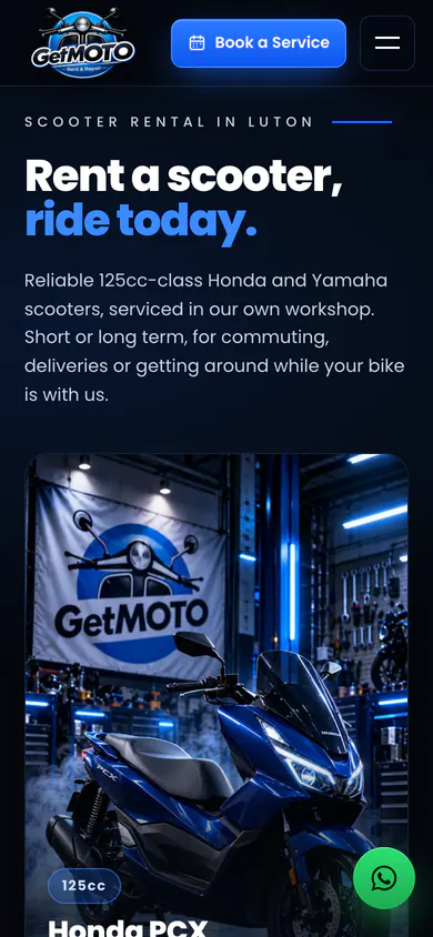 GetMOTO no celular: tela 2